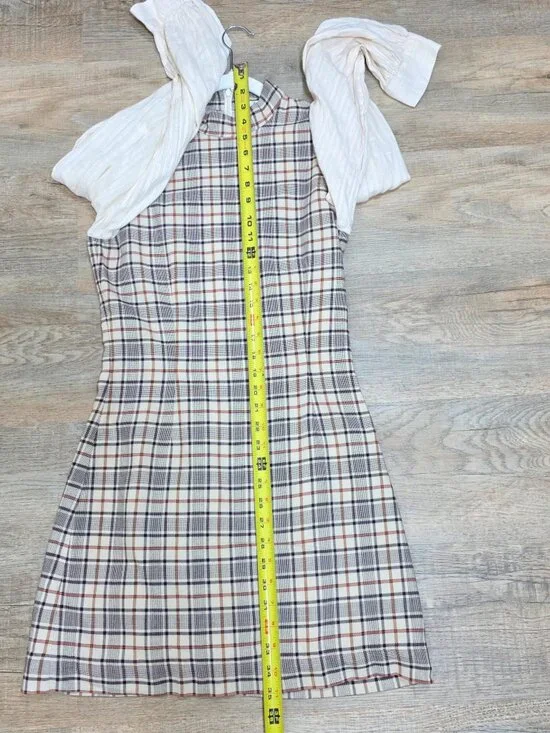 SEA NEW YORK BEATRIZ PLAID DRESS SIZE 2 MSRP 425$ - Picture 7 of 11